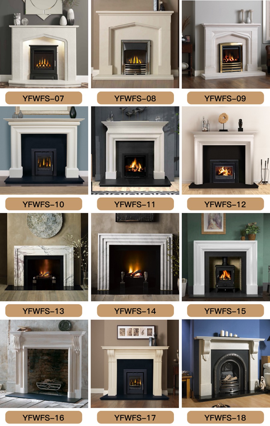marble fireplace mantel (4)