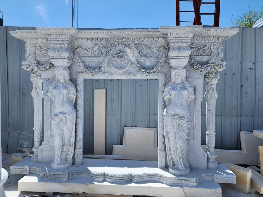 marble fireplace surround (18)