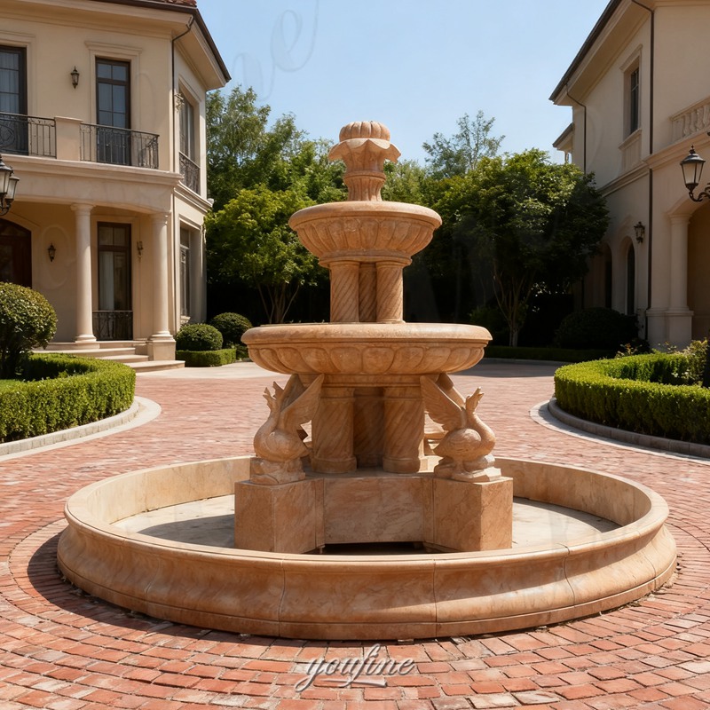 marble outdoor fountain