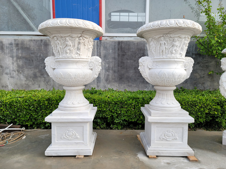 marble planter for sale
