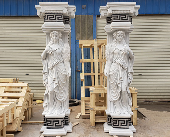 marble woman column (2)