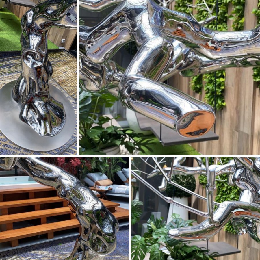 stainless steel sculpture