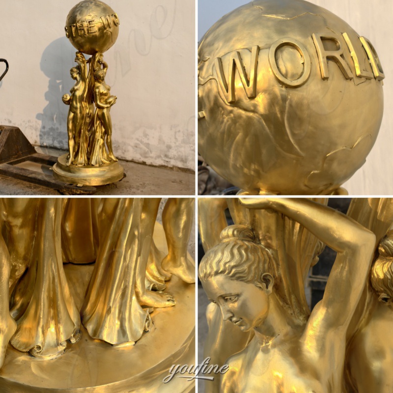 The World Is Yours Statue details