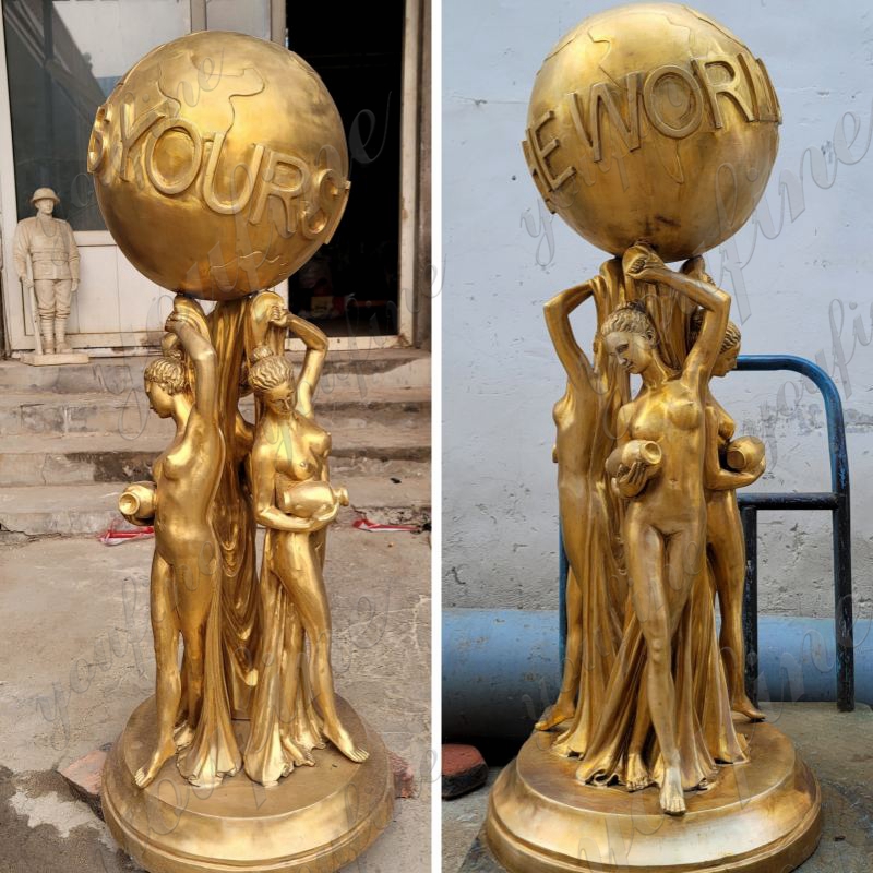 the world is yours statue