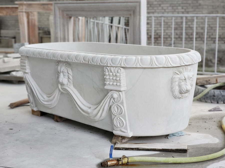 white marble bathtub (1)