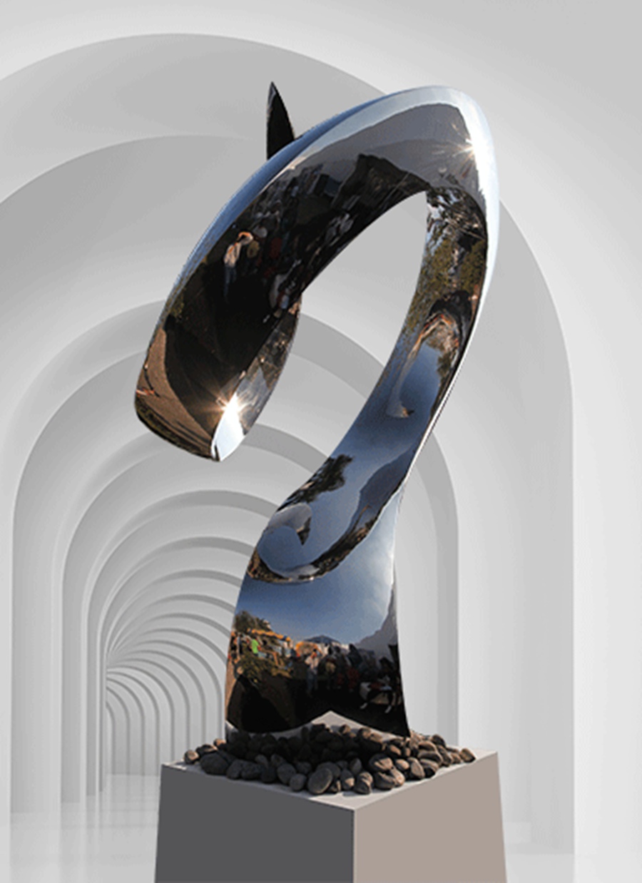 abstract metal sculpture (4)