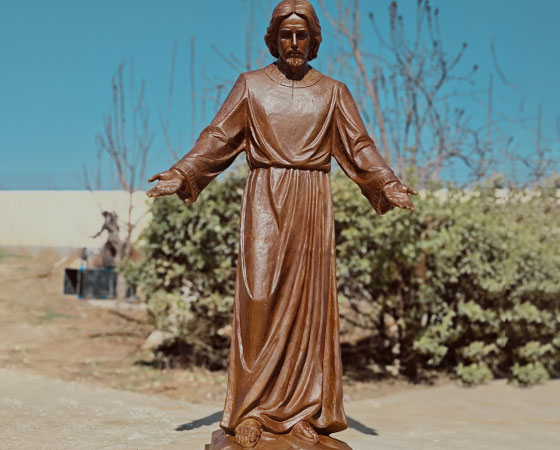 bronze Jesus statue (3)