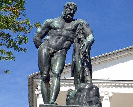 bronze hercules sculpture (2)