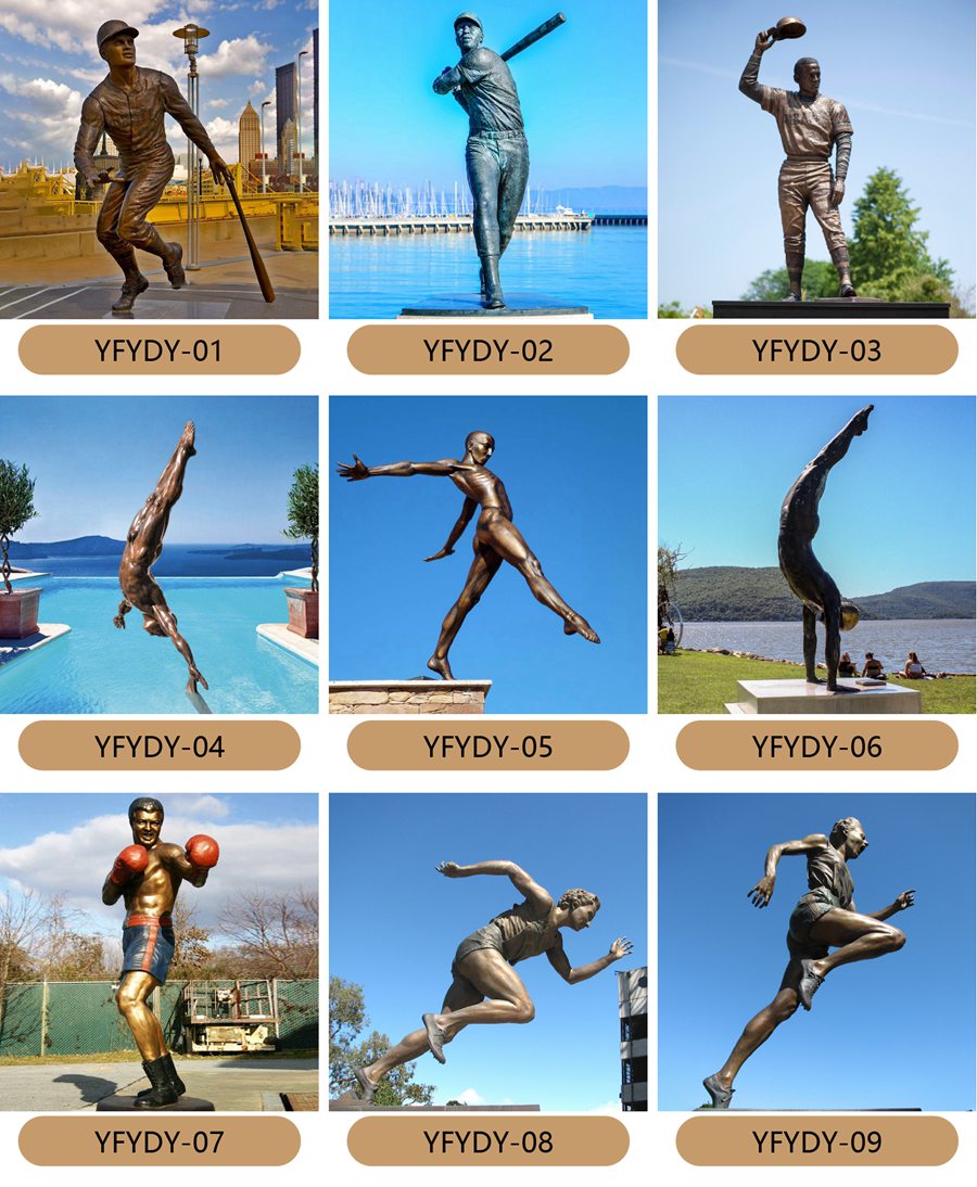 bronze sport statue (3)