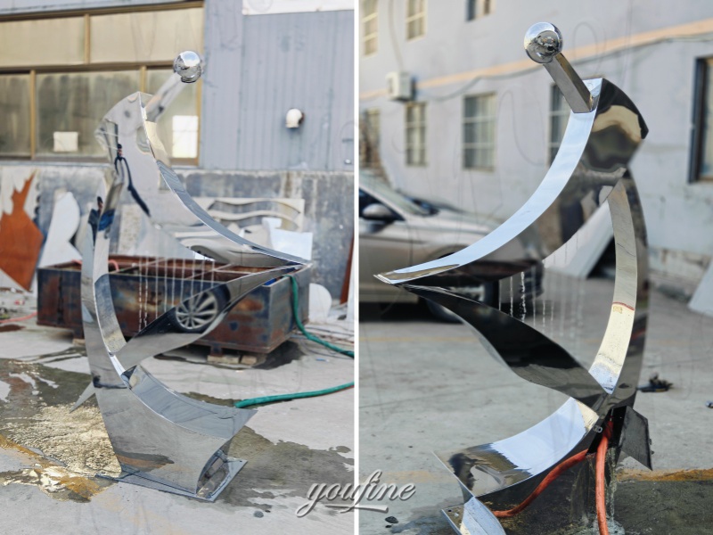 harp sculpture test water