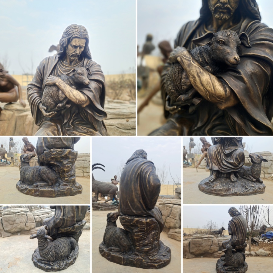 life size bronze Jesus statue (3)