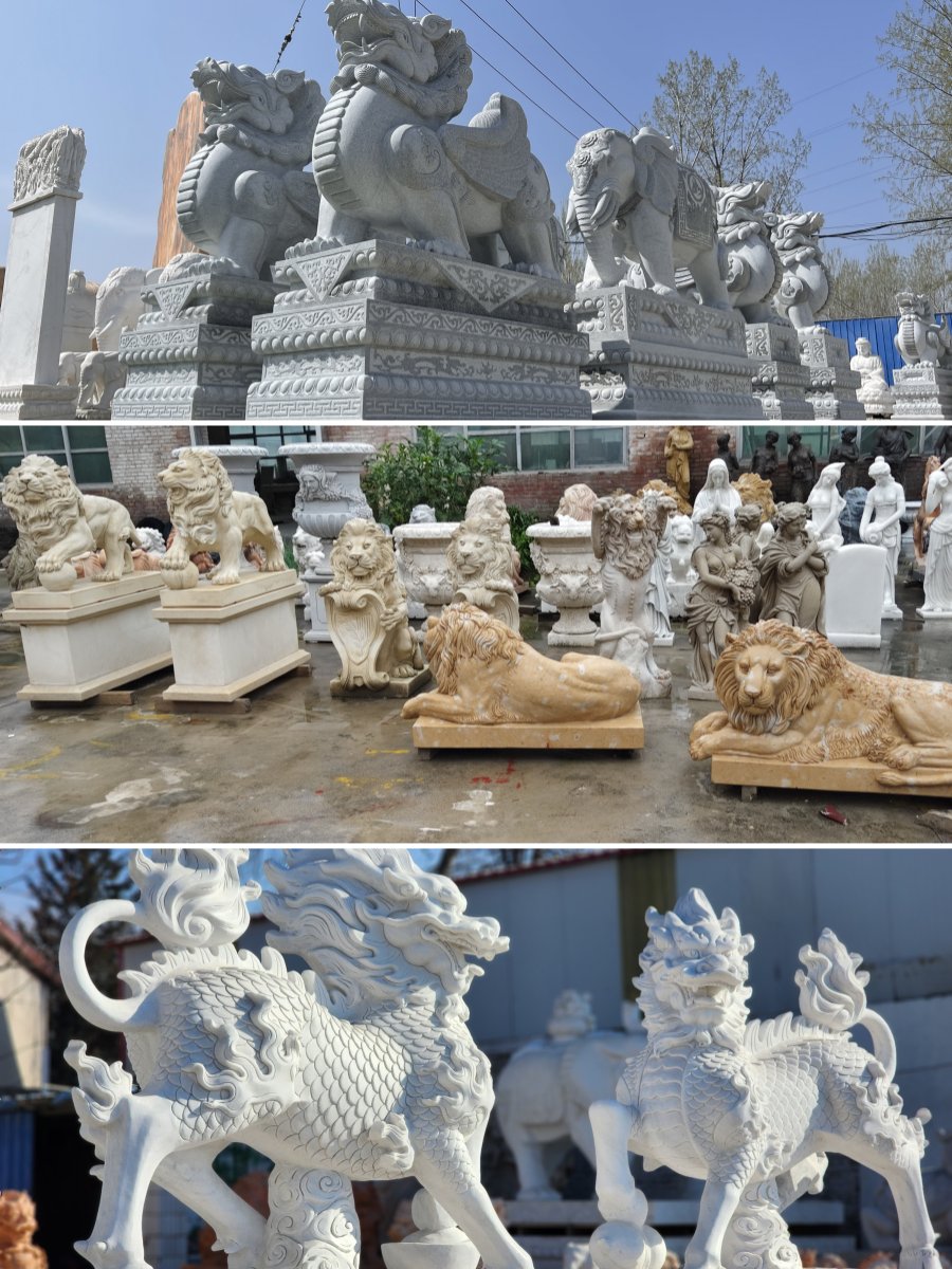 marble dragon statue (1)