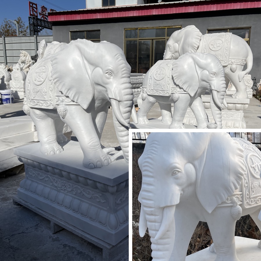 marble elephant statue for sale (2)