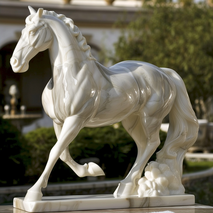 marble horse statue forsale (1)