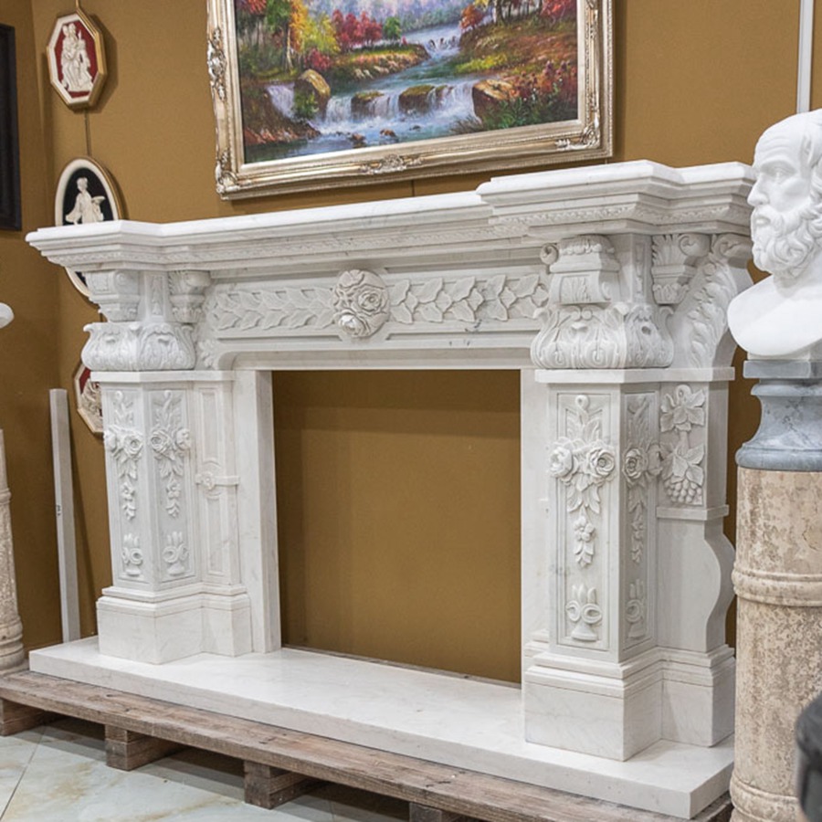marble mantel surround (4)