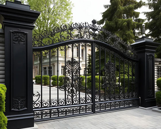 modern-cast-iron-gate