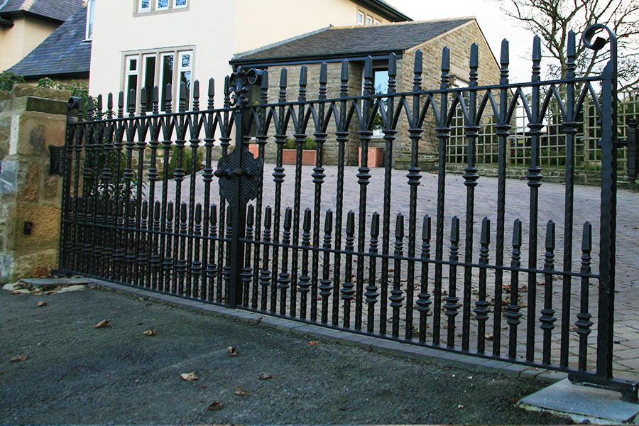 wrought iron fence panels