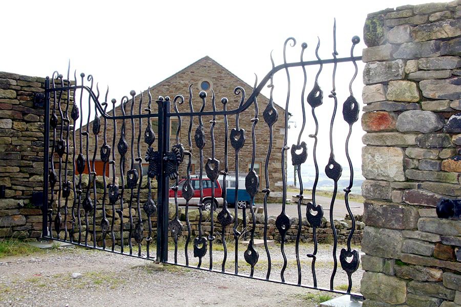 wrought iron garden gate (1)