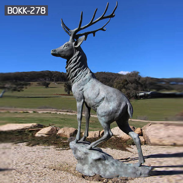 bronze deer statue for sale