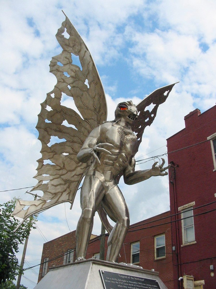 Mothman Statue (1)