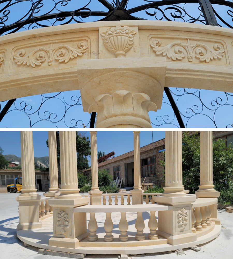 beige marble gazebo (2)