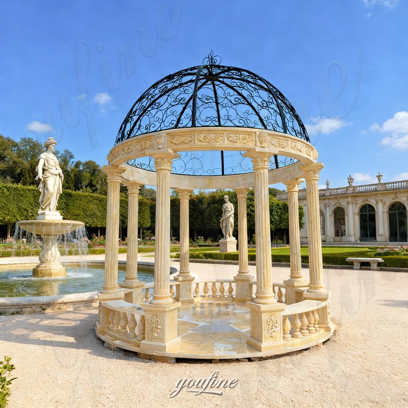 beige ornate gazebos for sale