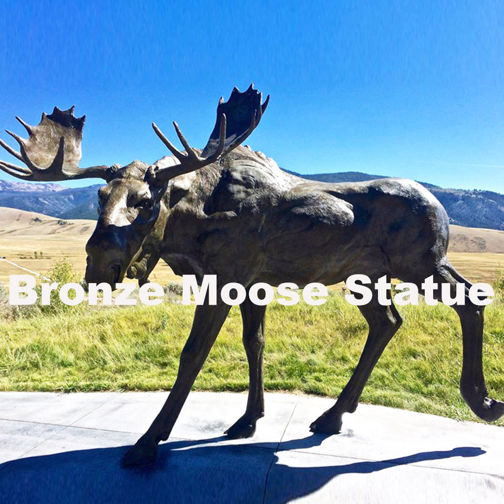 bronze-moose