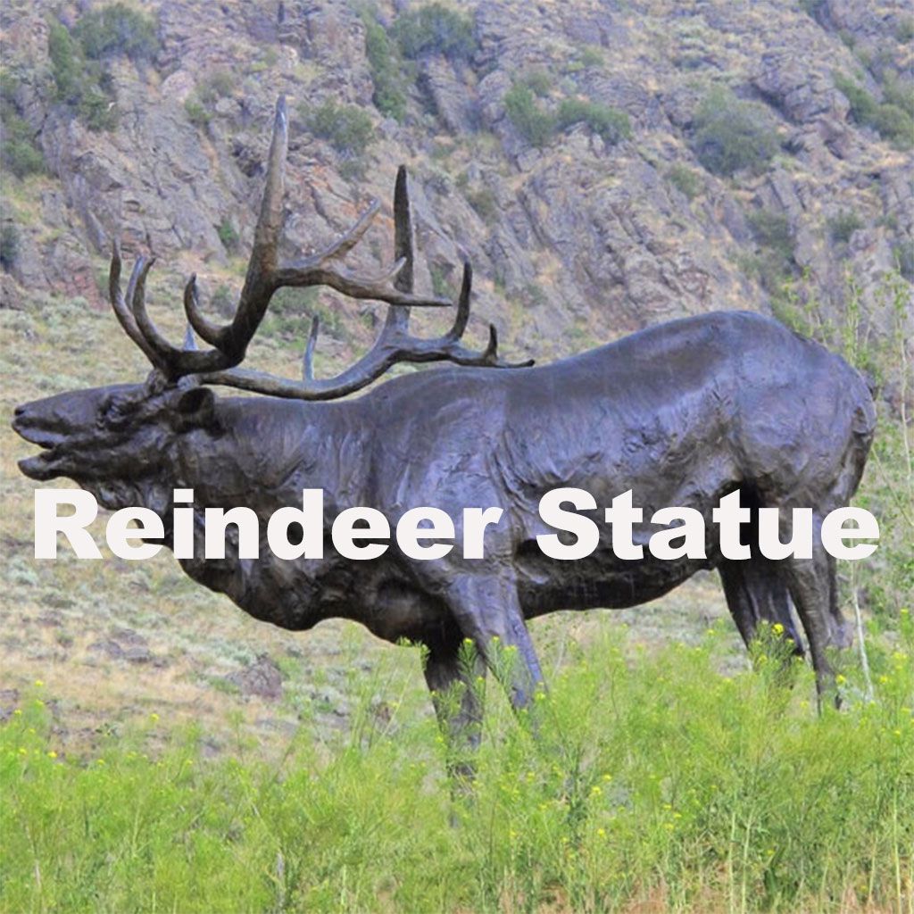 bronze reindeer