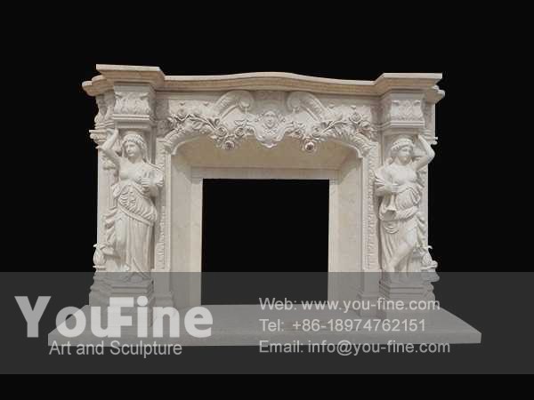 marble fireplace