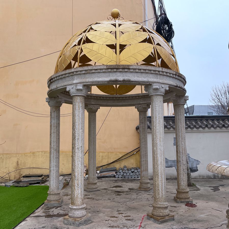 marble stone gazebo (1)