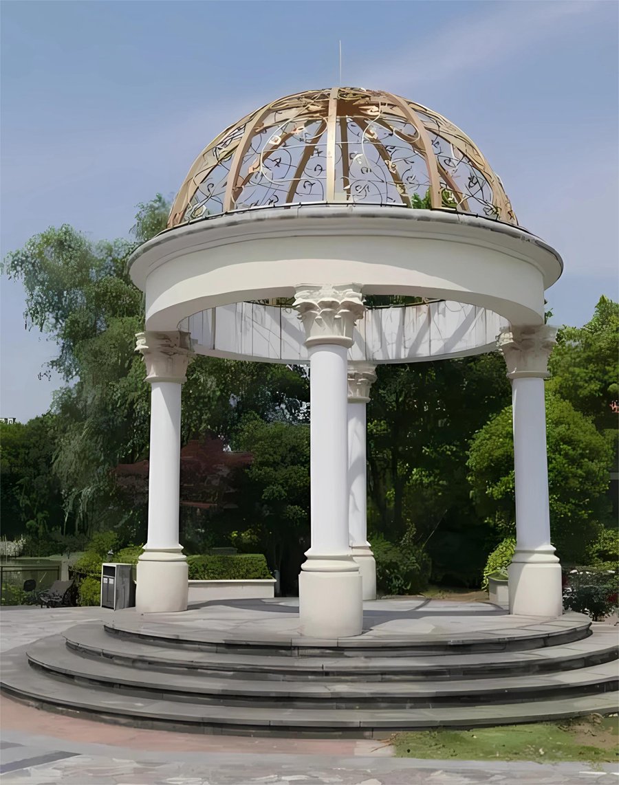 marble stone gazebo (1)