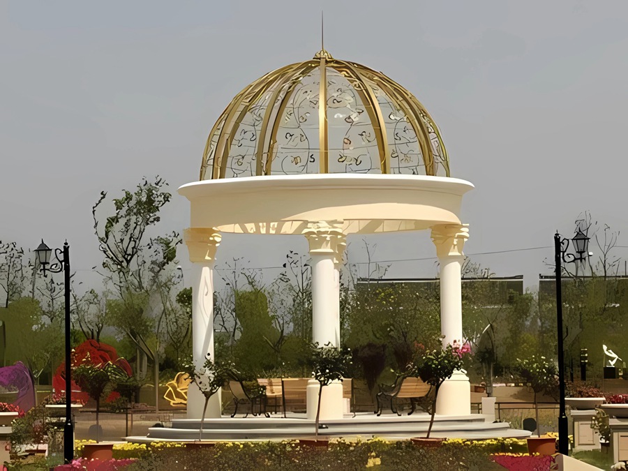 marble stone gazebo (2)