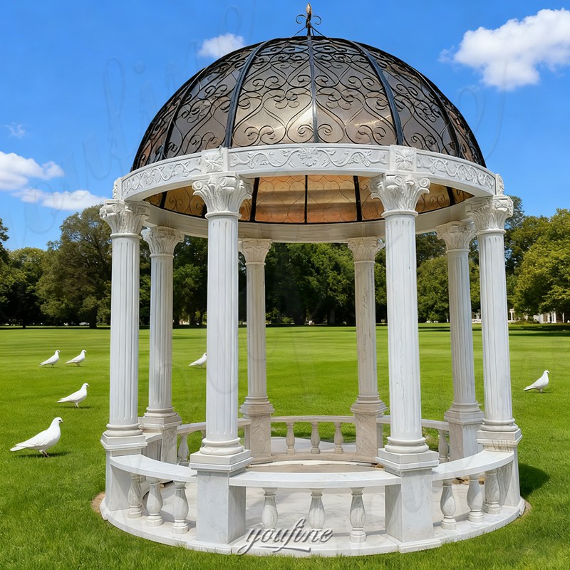 marble wedding gazebo