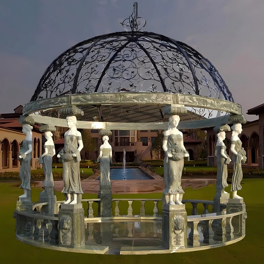 outdoor marble gazebo (1)