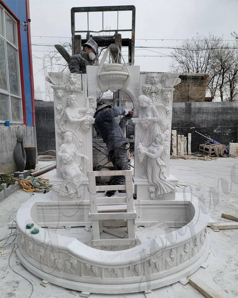 outdoor marble wall fountain (3)