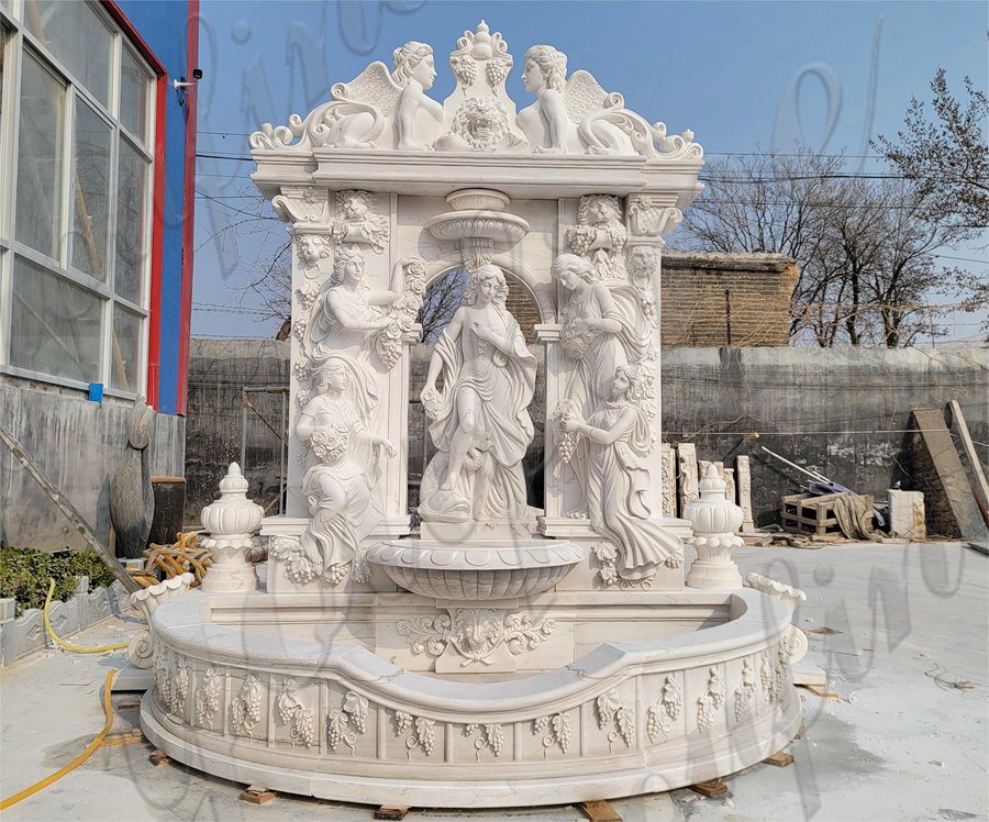 outdoor marble wall fountain (4)