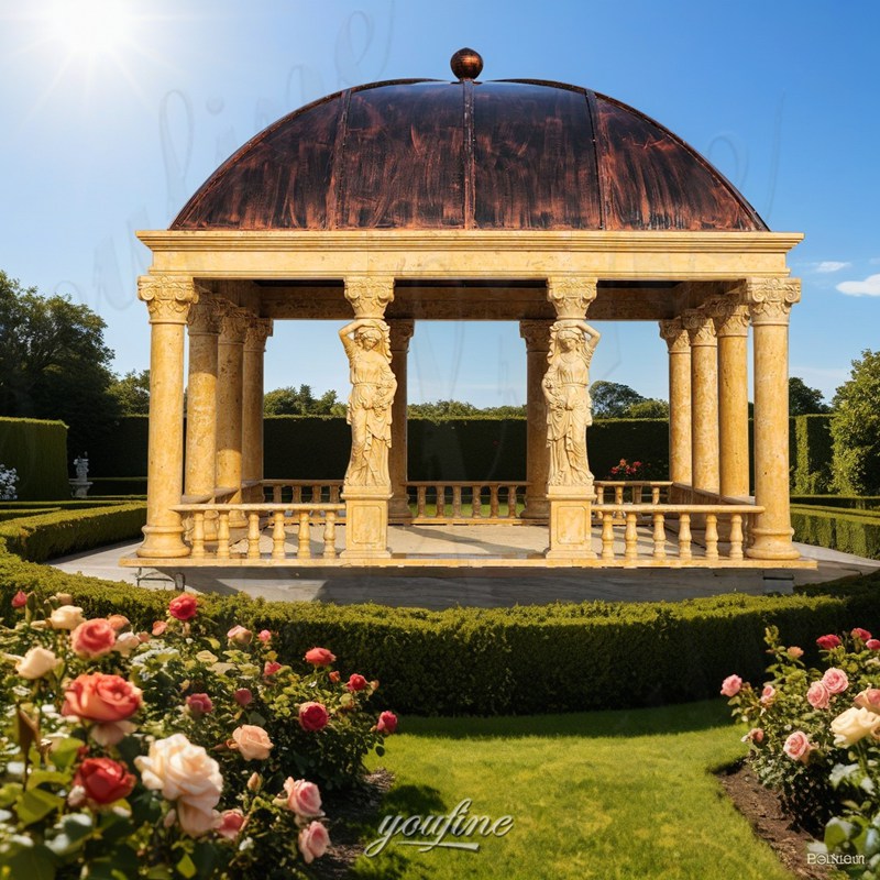 Roman column gazebo