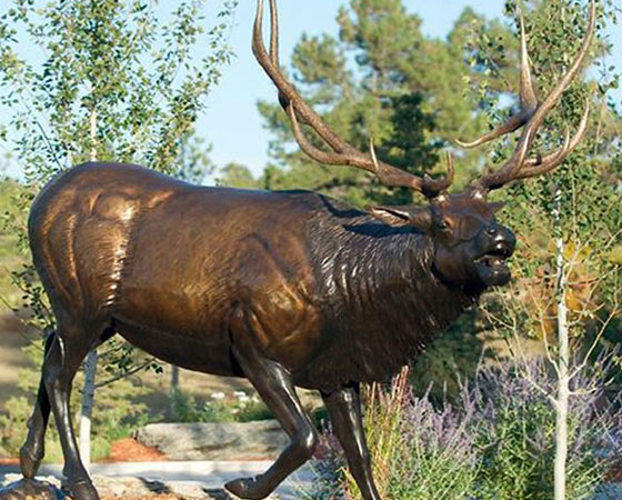 bronze-stag-statue