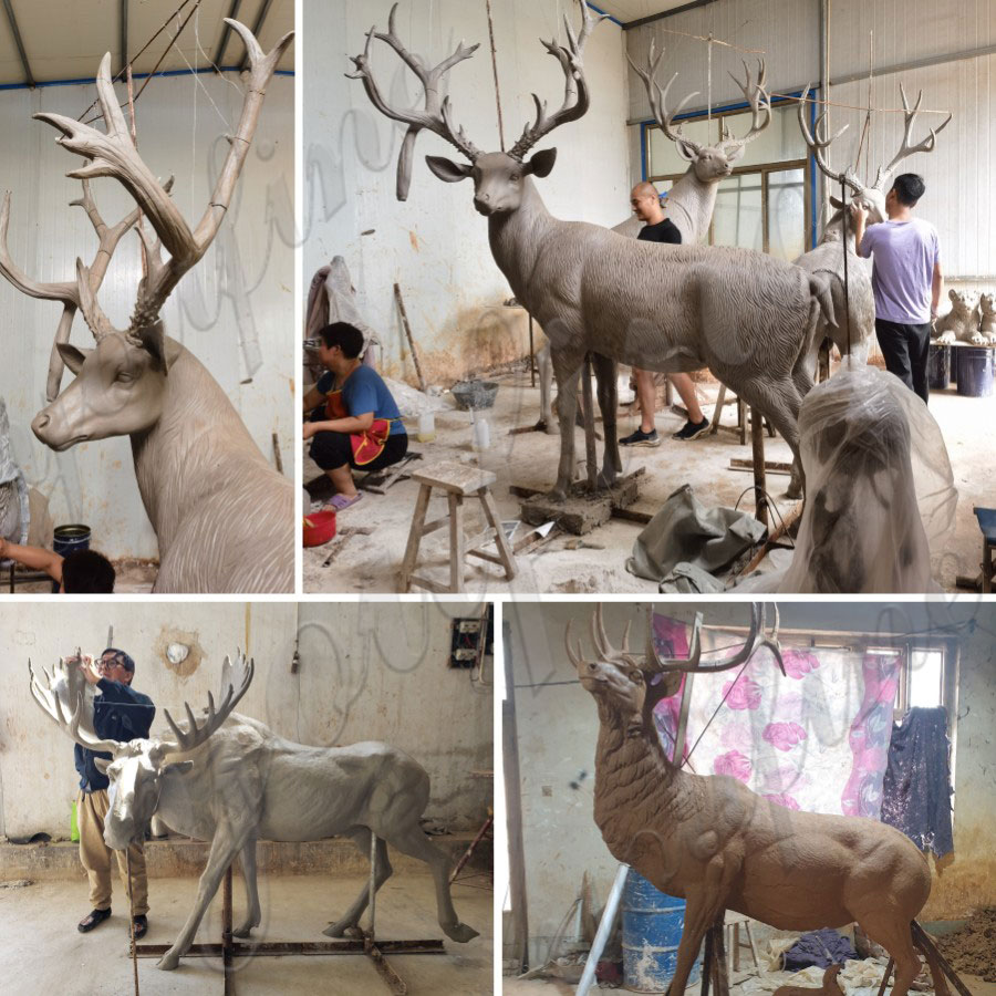 deer-clay-model