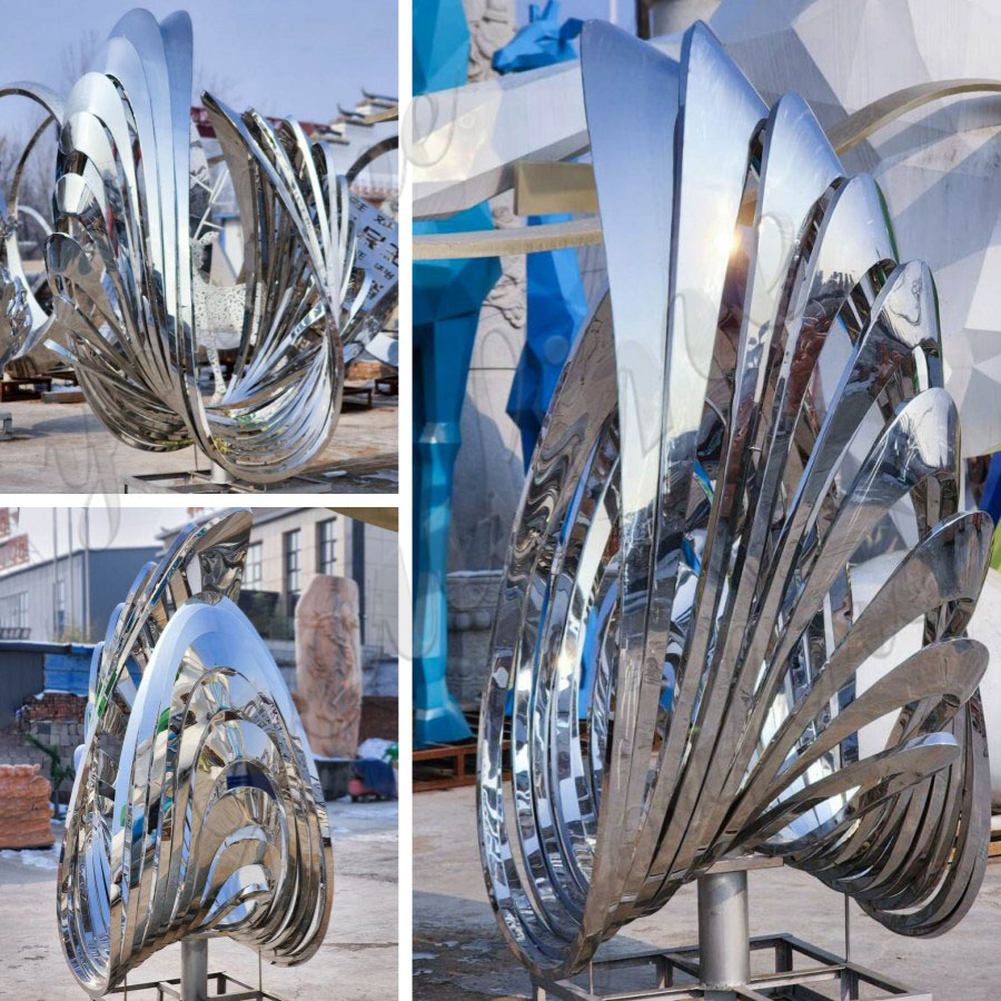 large metal shell sculpture (1)