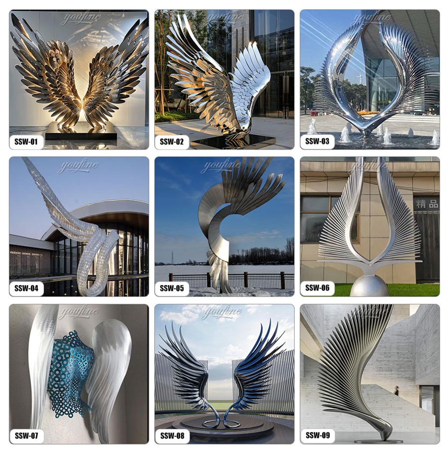 more wing sculpture