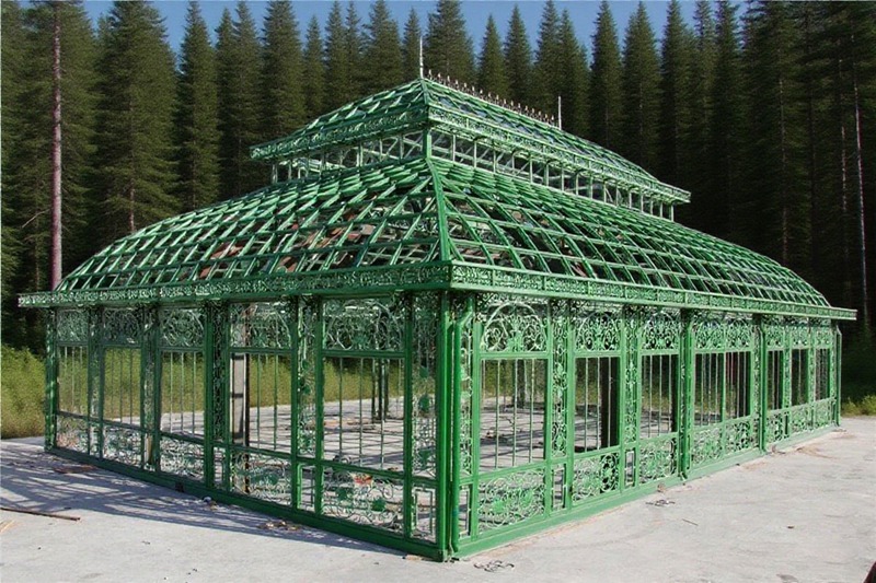 wrought iron gazebo frame