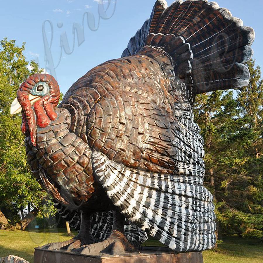 Bronze Chicken Statue