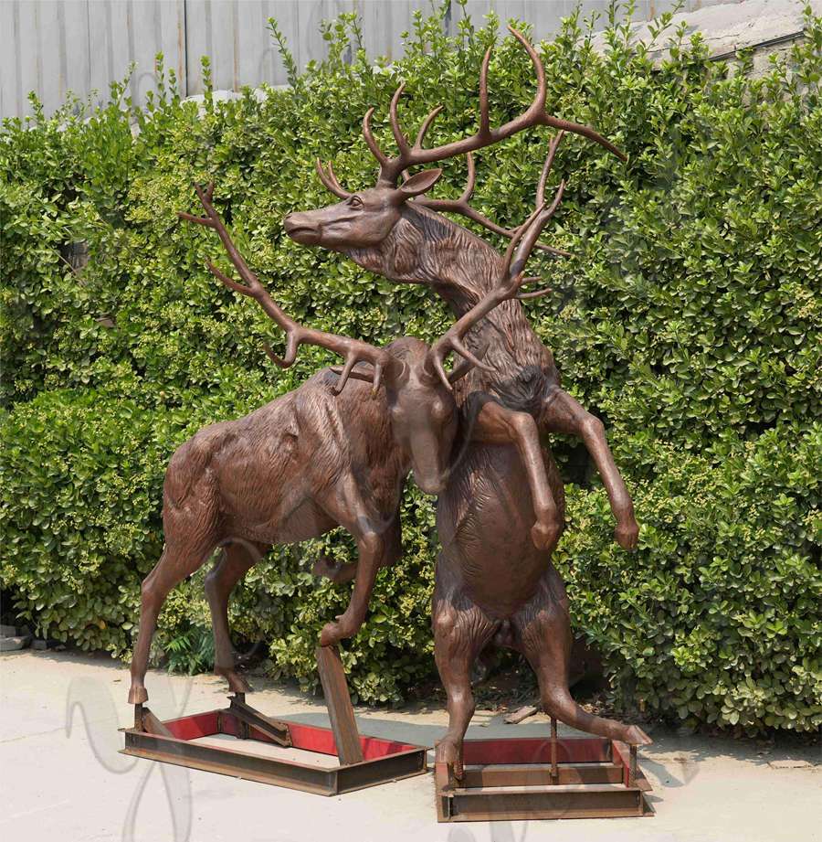 Bronze Deer Statues