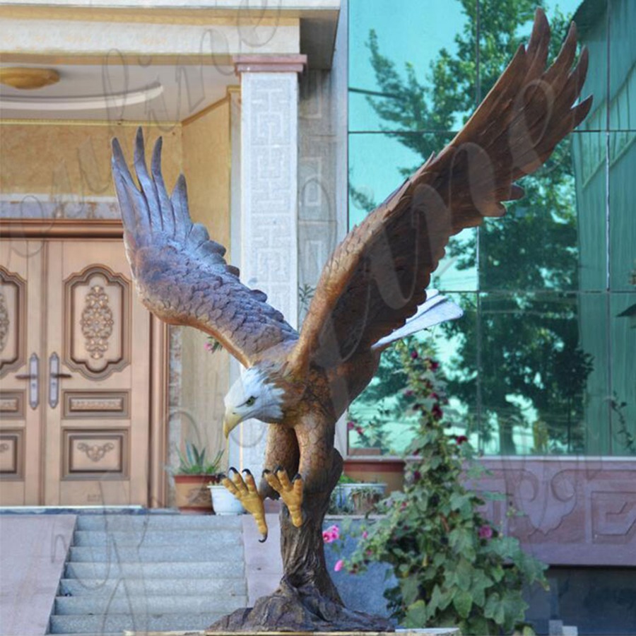 Bronze Eagle Statues