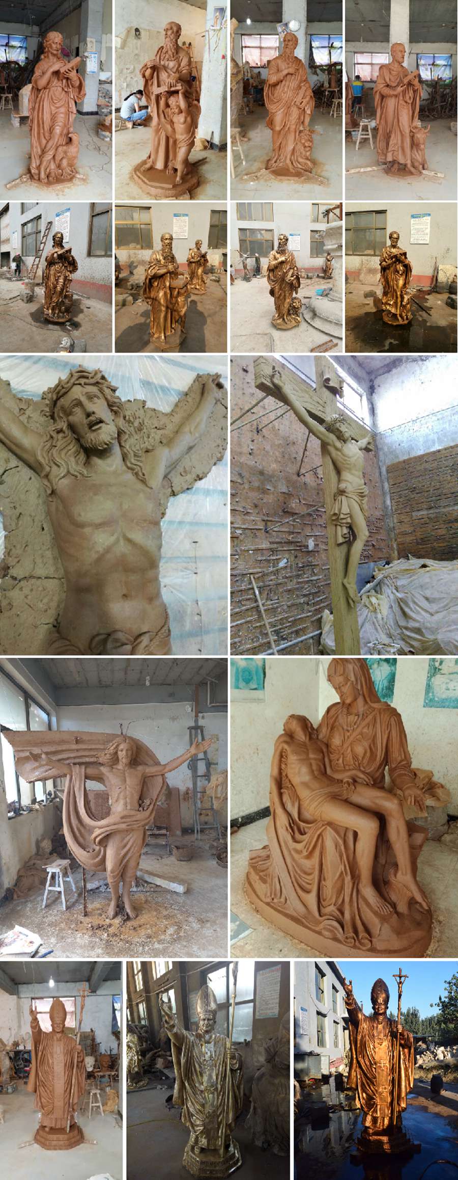 Jesus clay mold