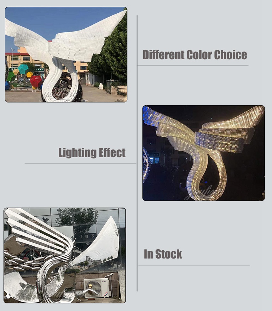 abstract metal wing sculpture (3)