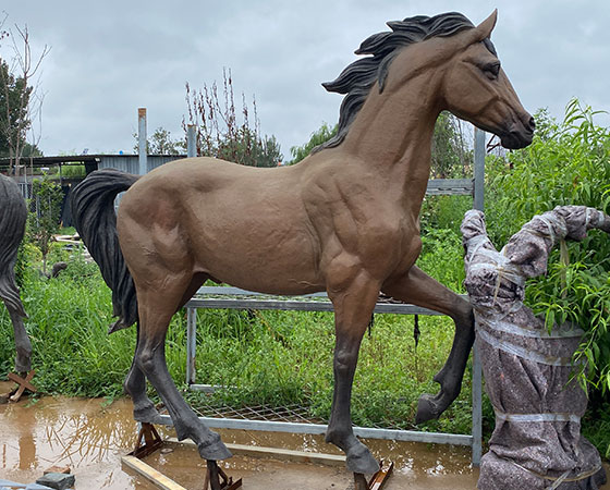 bronze horse statue for garden