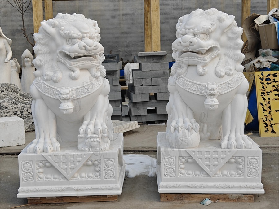 marble foo dog for sale (2)
