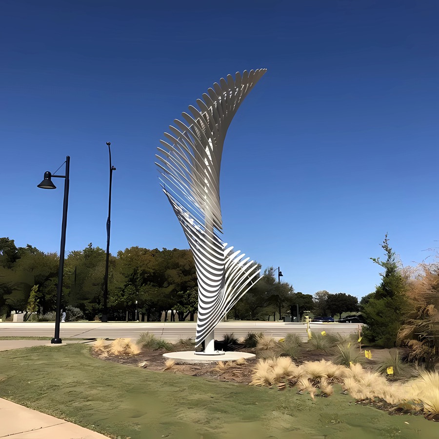 metal wing sculpture for sale (1)